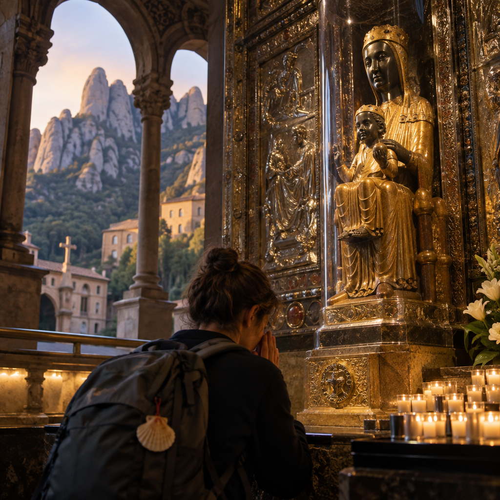 A Pilgrimage to Montserrat: Prayer Before La Moreneta