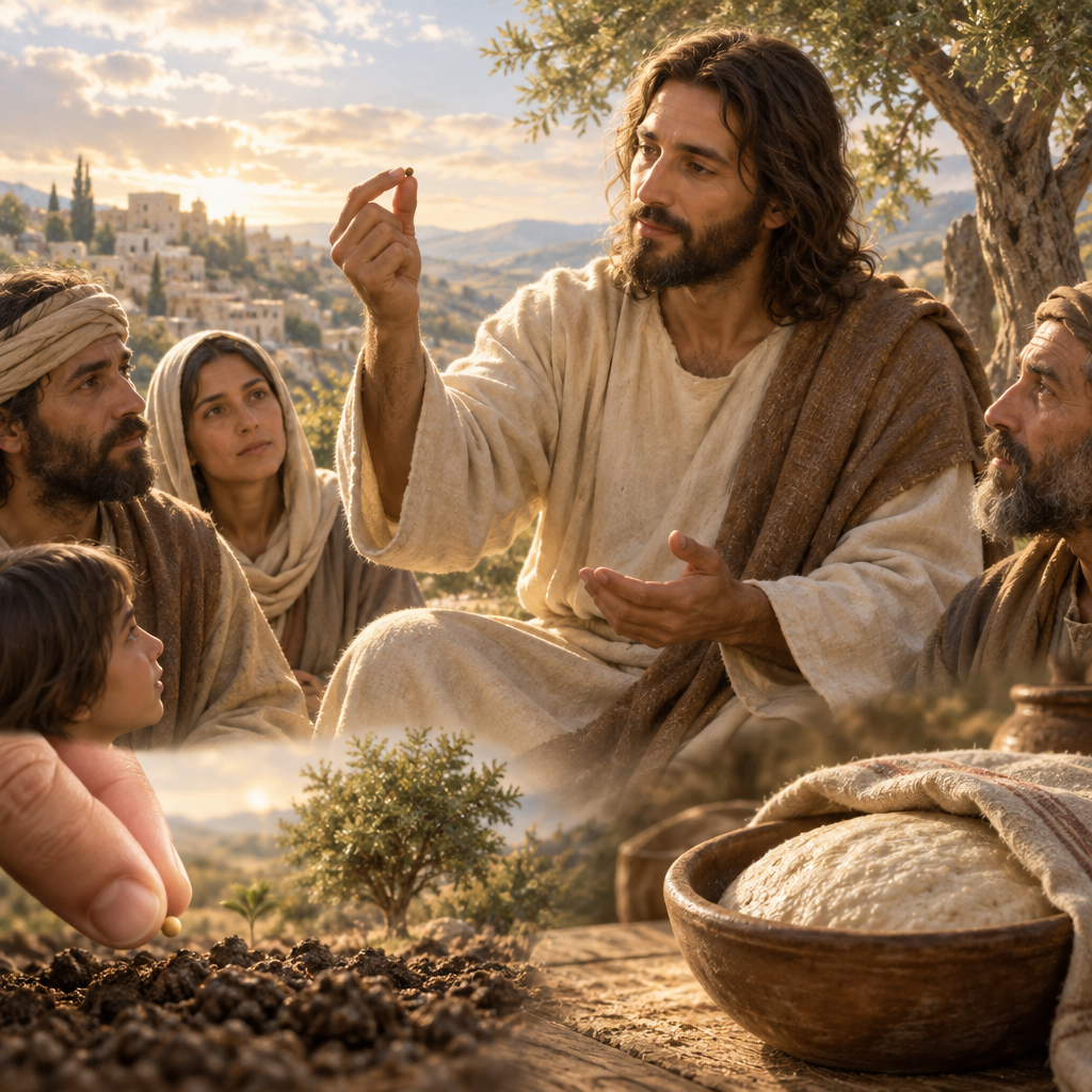 Gospel of the Day: Luke 13:18-21 — Small Beginnings, Living Hope